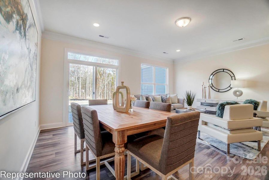 Furnished interior view inside a new home in Harrisburg Village, Harrisburg (Image 8).