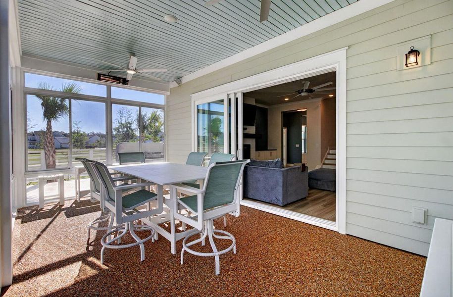Exterior details and patio area of a home in Nexton, Summerville (Image 23). Exterior details and patio area of a home in Nexton, Summerville (Image 23).