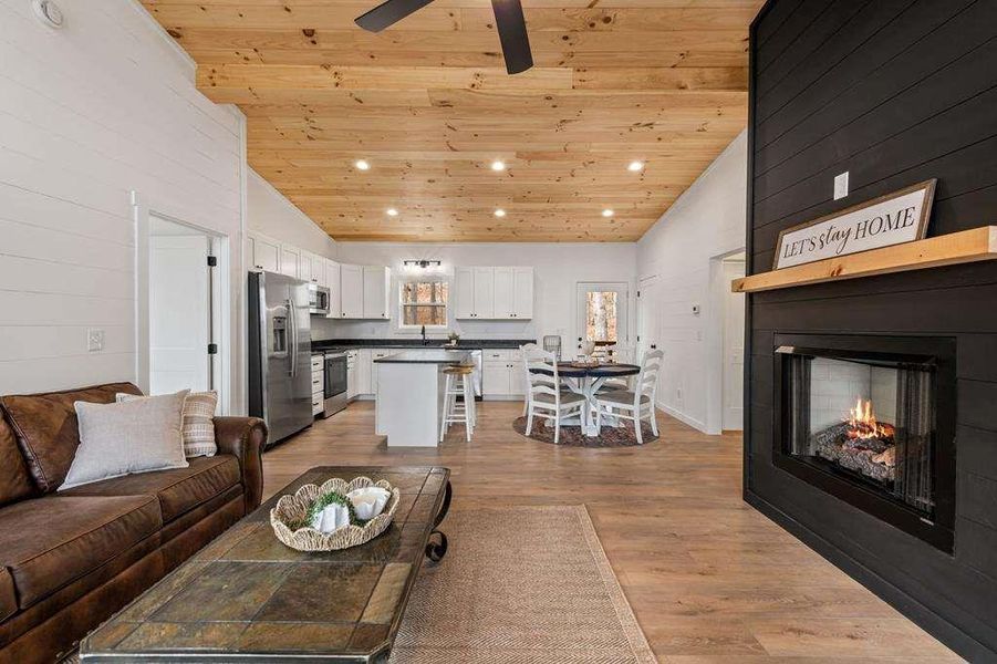 Furnished interior view inside a new home in , Morganton (Image 42).