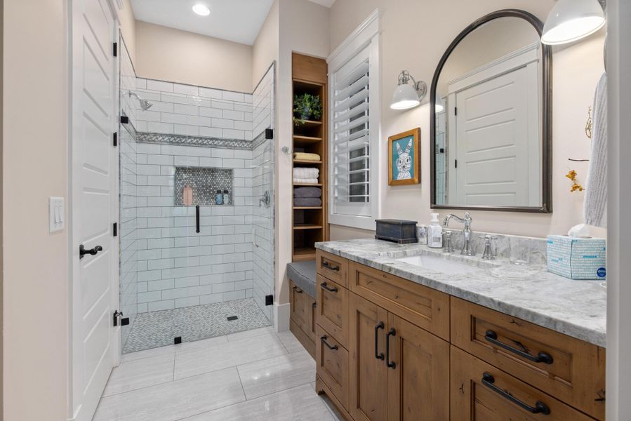 Furnished interior view inside a new home in , Bonneau (Image 48).