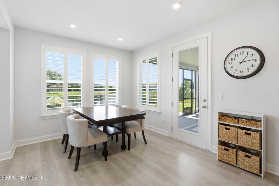 Furnished interior view inside a new home in Trailmark - Phase 6, St. Augustine (Image 28). Furnished interior view inside a new home in Trailmark - Phase 6, St. Augustine (Image 28).