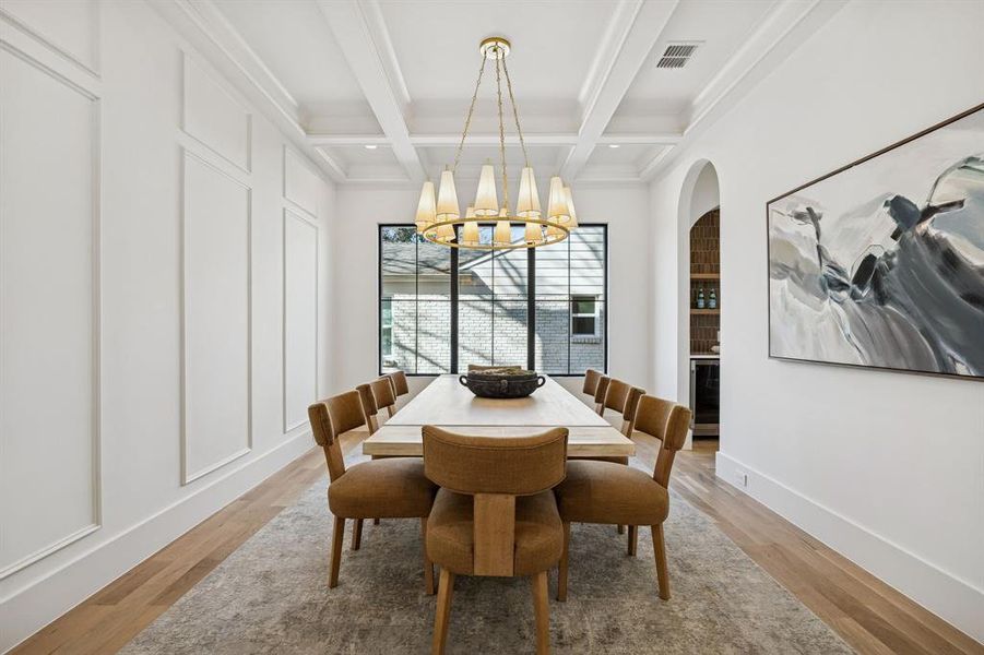 Furnished interior view inside a new home in , Dallas (Image 4).