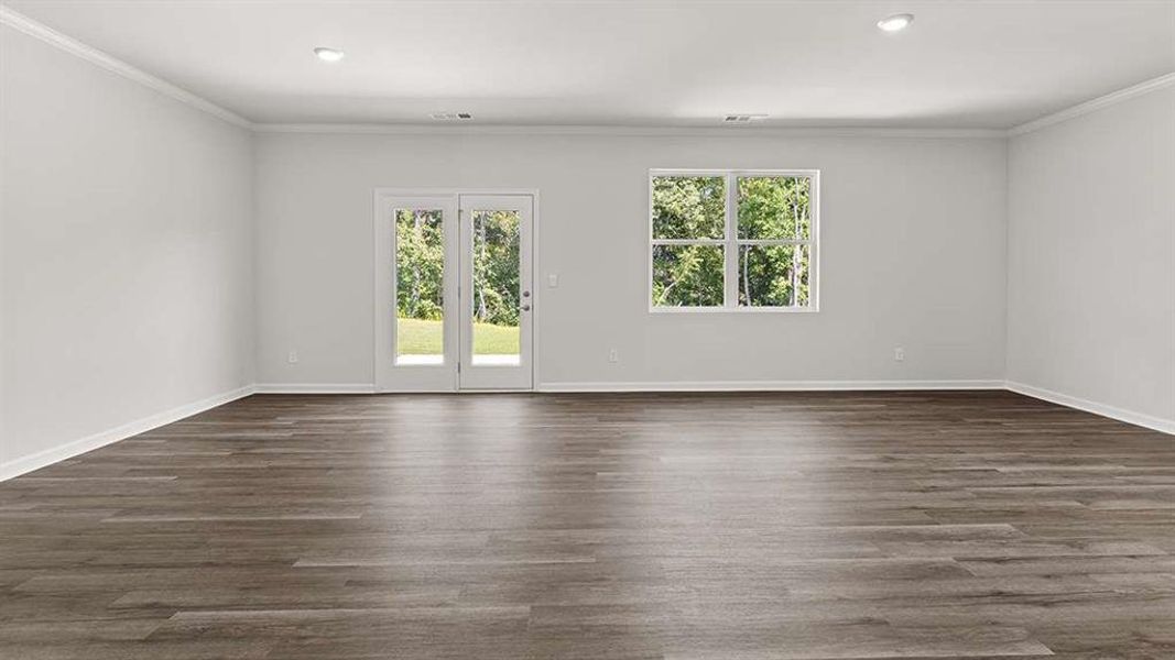 Spacious, unfurnished interior of a new home in , Atlanta (Image 17). Spacious, unfurnished interior of a new home in , Atlanta (Image 17).