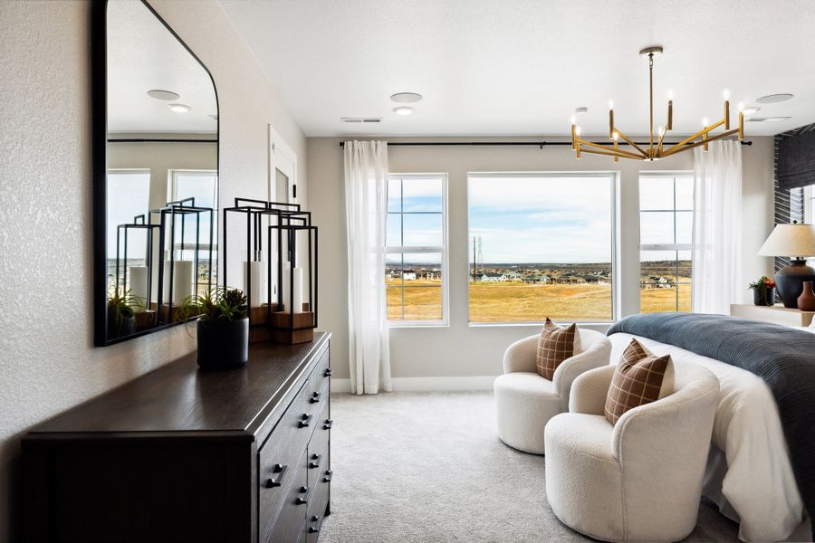 Furnished interior view inside a new home in Sterling Ranch Ascent Village, Littleton (Image 32).