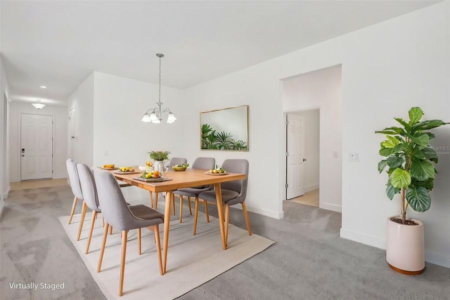 Dining Area - Virtually Staged