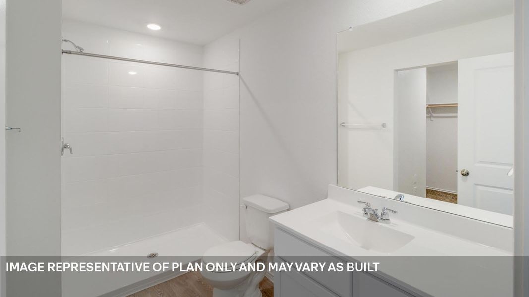 Furnished interior view inside a new home in Prairie Lakes, Buda (Image 6).