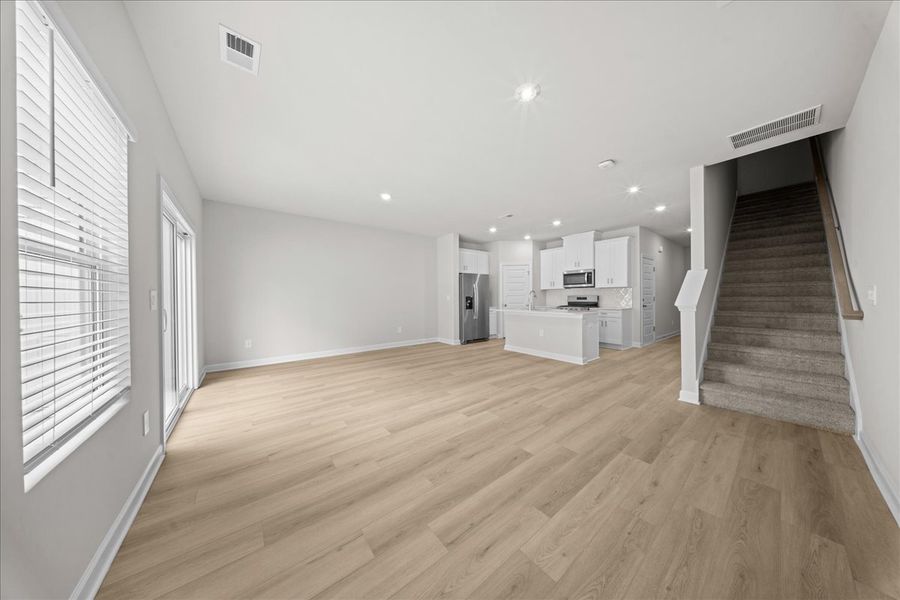 Welcome to the Amber floorplan at Northbrook Village Townes.