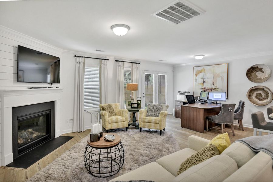 Furnished interior view inside a new home in Central Creek, Goose Creek (Image 17).