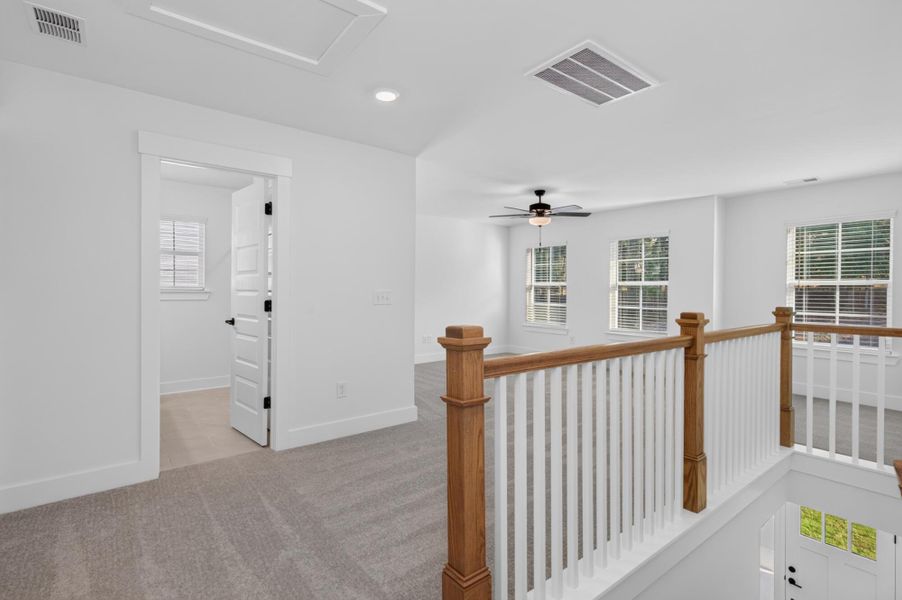 Spacious, unfurnished interior of a new home in True Cedar at Woodside Plantation, Aiken (Image 18). Spacious, unfurnished interior of a new home in True Cedar at Woodside Plantation, Aiken (Image 18).
