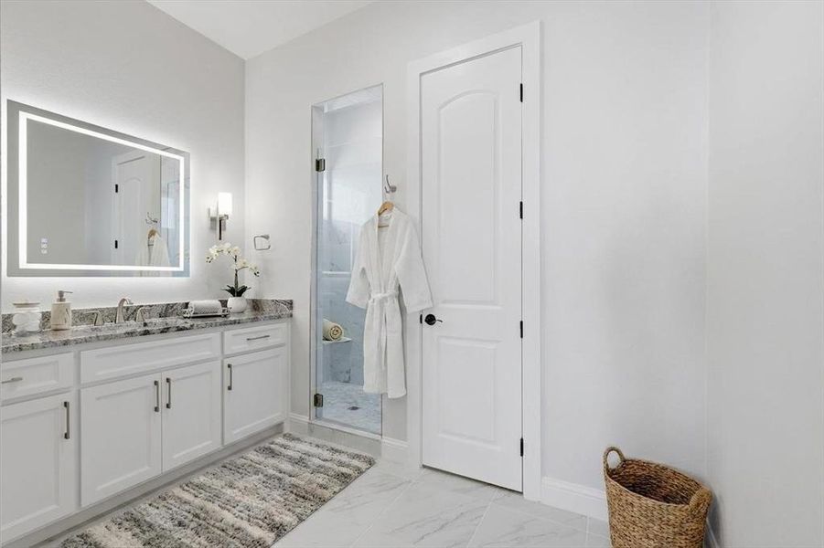 Furnished interior view inside a new home in , Forney (Image 17).