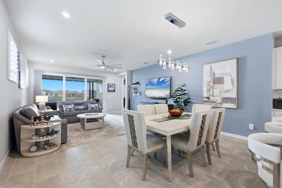 Furnished interior view inside a new home in , Venice (Image 13). Furnished interior view inside a new home in , Venice (Image 13).