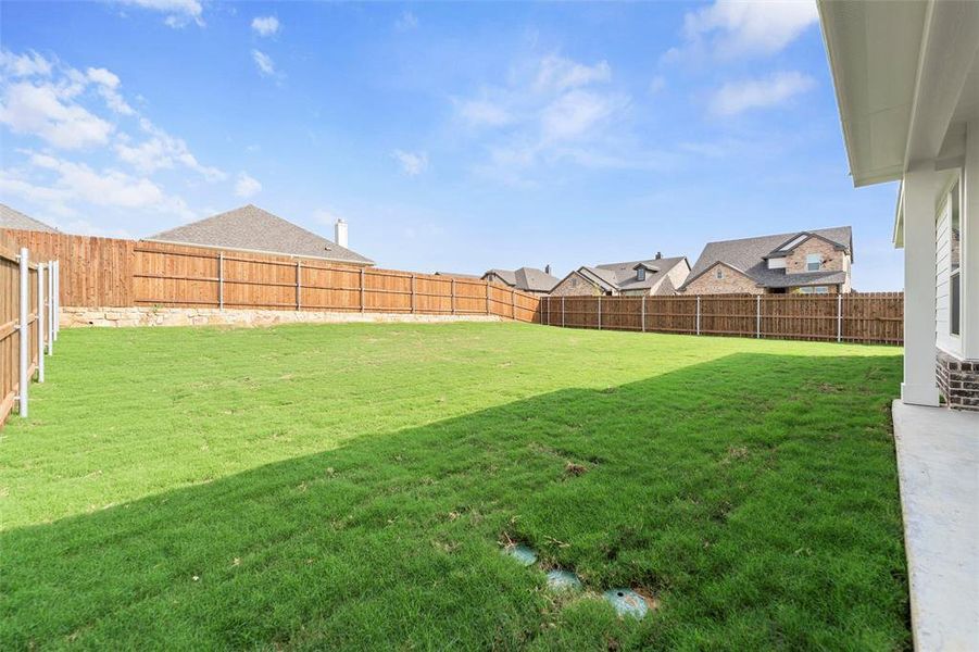 Exterior details and patio area of a home in Liberty Pointe, Gainesville (Image 27). Exterior details and patio area of a home in Liberty Pointe, Gainesville (Image 27).