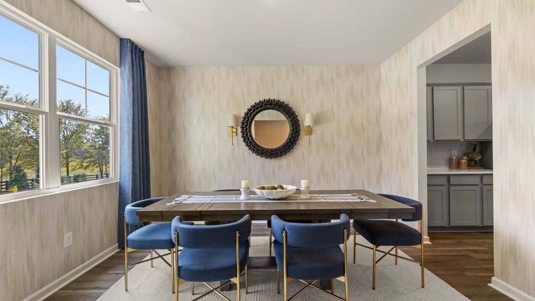 Representative furnished interior of a home built from the Halton by D.R. Horton in Jackson Landing, Jefferson (Image 11).