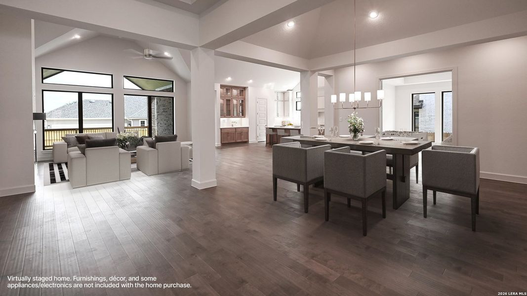 Furnished interior view inside a new home in Johnson Ranch, Bulverde (Image 14). Furnished interior view inside a new home in Johnson Ranch, Bulverde (Image 14).