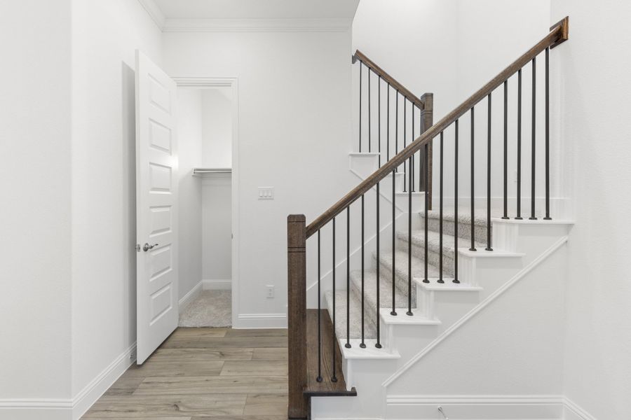 Representative unfurnished interior of a home built from the Kirby by UnionMain Homes in Cambridge Crossing, Celina (Image 24). Representative unfurnished interior of a home built from the Kirby by UnionMain Homes in Cambridge Crossing, Celina (Image 24).