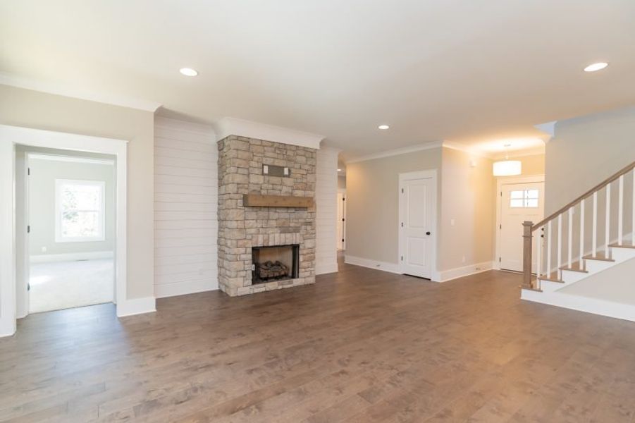 Spacious, unfurnished interior of a new home in Creekside, Cleveland (Image 48). Spacious, unfurnished interior of a new home in Creekside, Cleveland (Image 48).