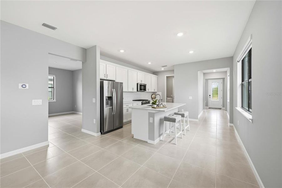 Furnished interior view inside a new home in , Nokomis (Image 6).