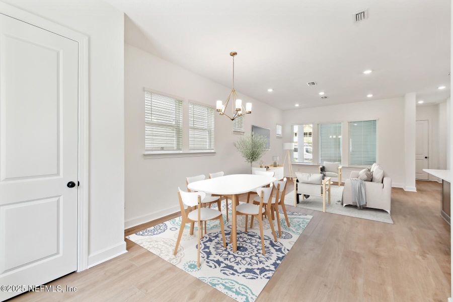 Furnished interior view inside a new home in Granville at eTown 34', Jacksonville (Image 5).