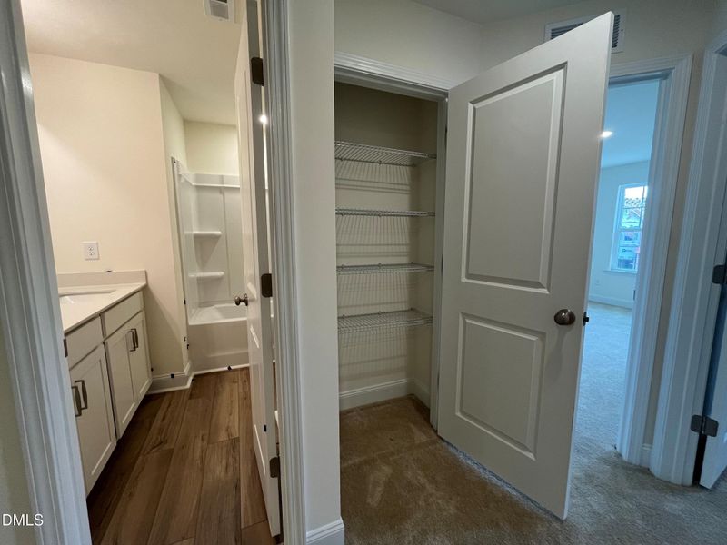 Hall linen Closet