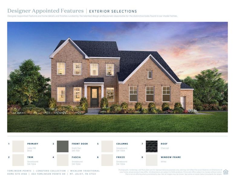 Image 6 of a home in Tomlinson Pointe - Longford Collection.