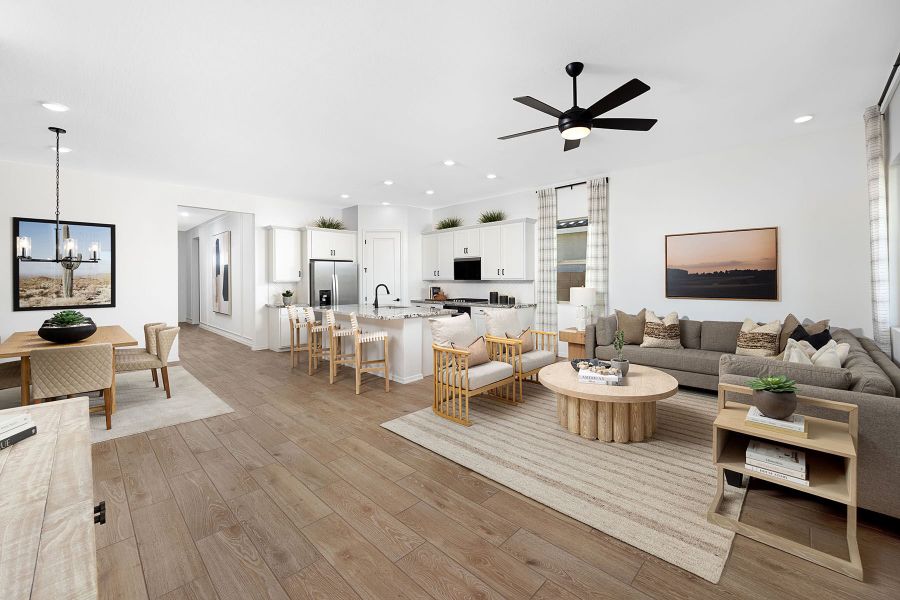 Representative furnished interior of a home built from the Copper by Mattamy Homes in Tyler Ranch, Buckeye (Image 9).