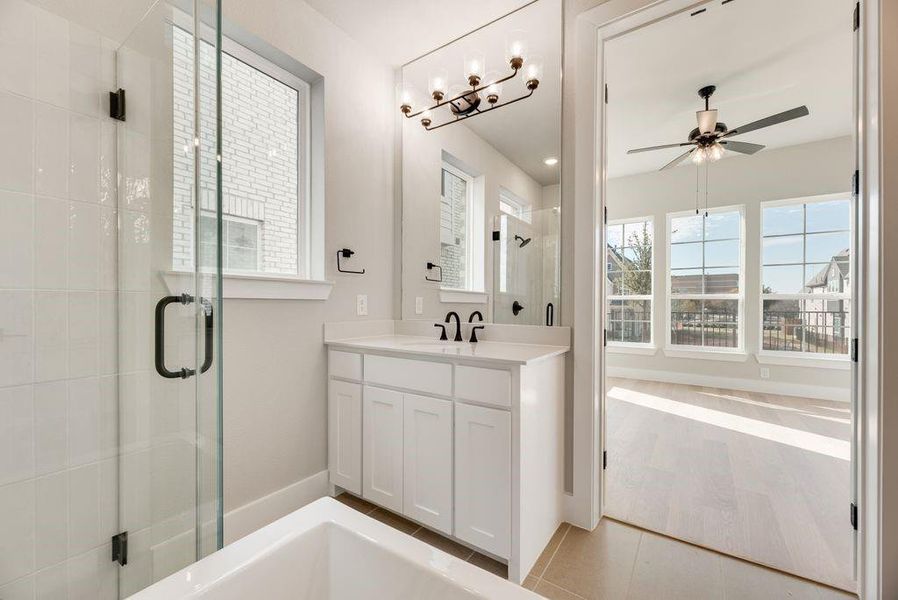 Furnished interior view inside a new home in Walton Ridge, Corinth (Image 11).