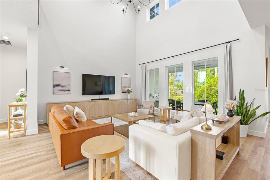 Furnished interior view inside a new home in , St. Cloud (Image 33).