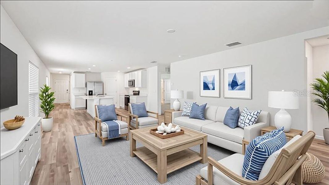 Furnished interior view inside a new home in Emerson Pointe, Ocala (Image 6).