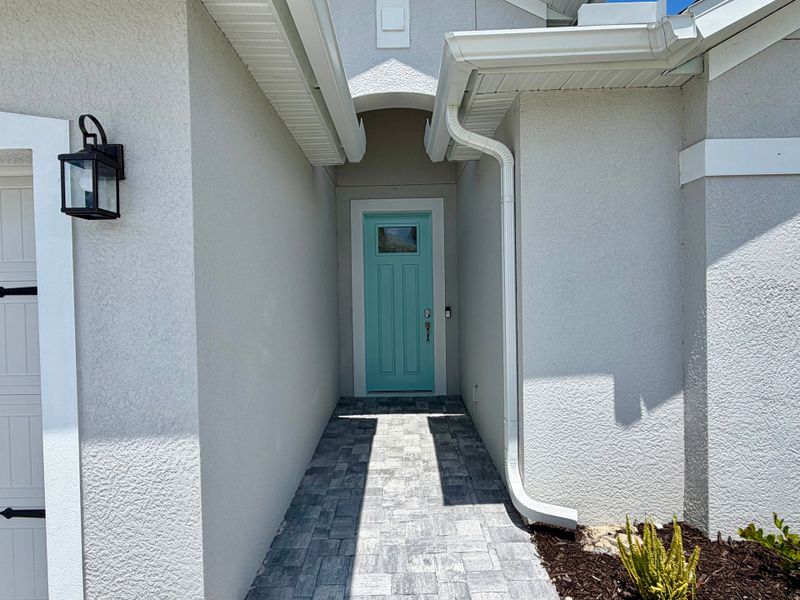 Representative exterior details of a home built from the Juno by William Ryan Homes in The Sanctuary – Resort Collection, Punta Gorda (Image 3).