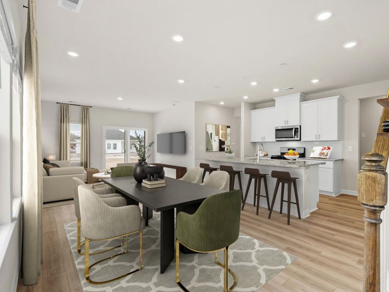 Step inside our beautiful Roswell floorplan at Waterside.