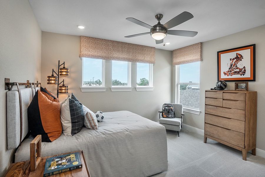 Representative furnished interior of a home built from the Carmine by Taylor Morrison in 6 Creeks 55s, Kyle (Image 14).