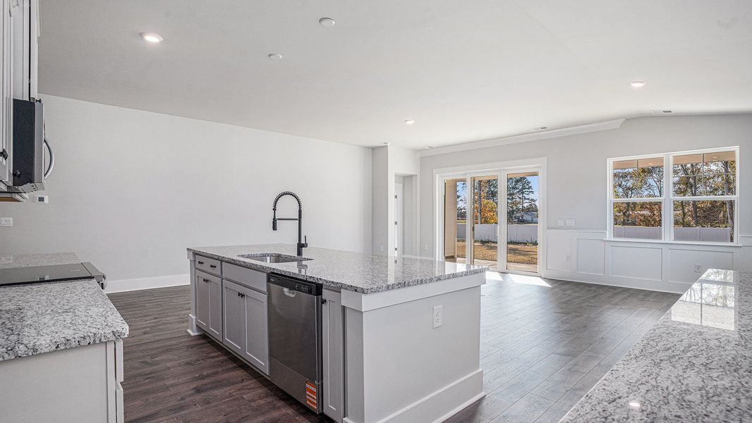 Representative furnished interior of a home built from the EATON by D.R. Horton in Coastal Farms, Conway (Image 9). Representative furnished interior of a home built from the EATON by D.R. Horton in Coastal Farms, Conway (Image 9).