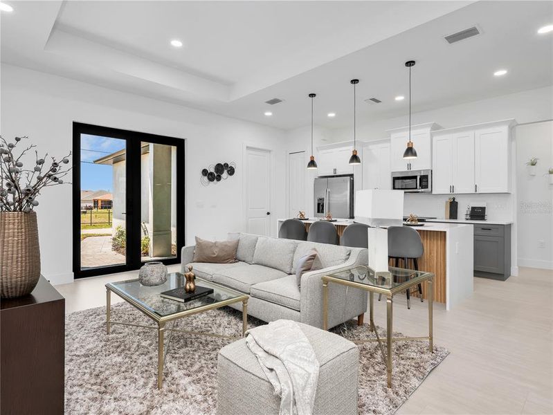 Furnished interior view inside a new home in , Cape Coral (Image 10).