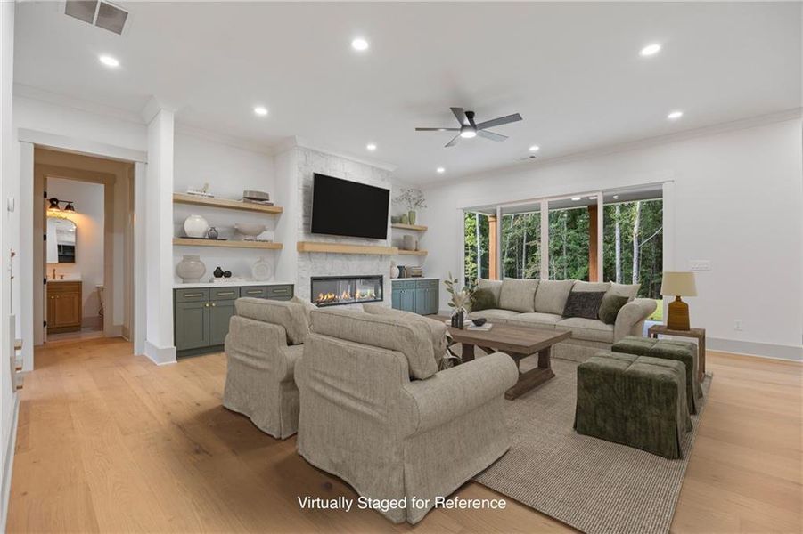 Furnished interior view inside a new home in , Winder (Image 16).
