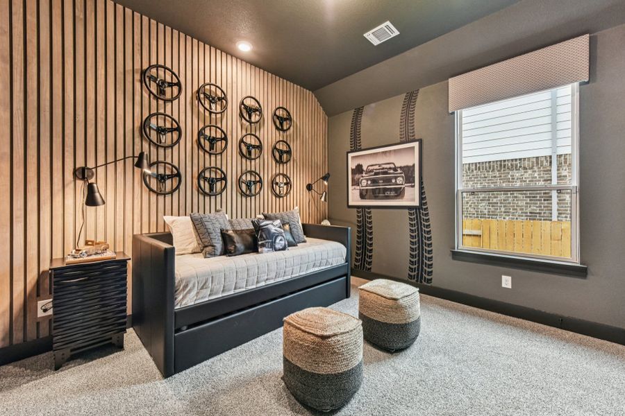 Representative furnished interior of a home built from the Sicily – 60′ Lot by Chesmar Homes in Lakes of Cane Island, Katy (Image 12).