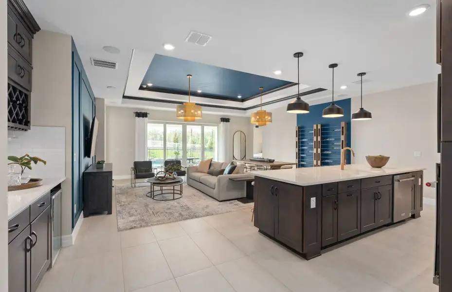 Representative furnished interior of a home built from the Mahogany Grand by Pulte Homes in Hilliard Isle, Kissimmee (Image 17).