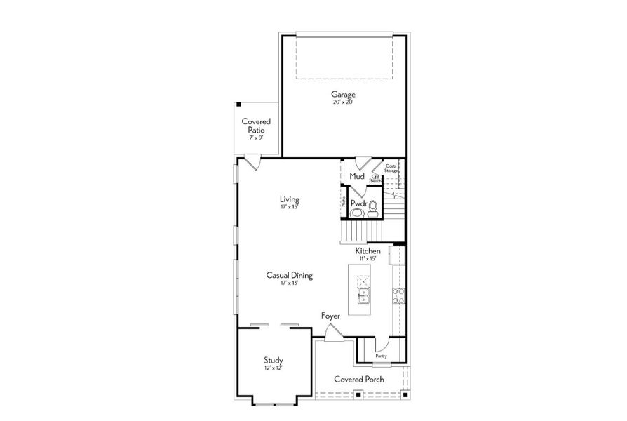 2D floor plan layout for the Blume by Autograph Homes in Indigo, Richmond, TX (Image 3). 2D floor plan layout for the Blume by Autograph Homes in Indigo, Richmond, TX (Image 3).