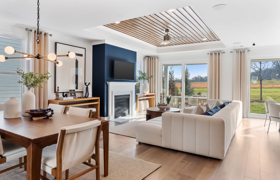 Mystique Open Concept Living New Home Floorplan Re