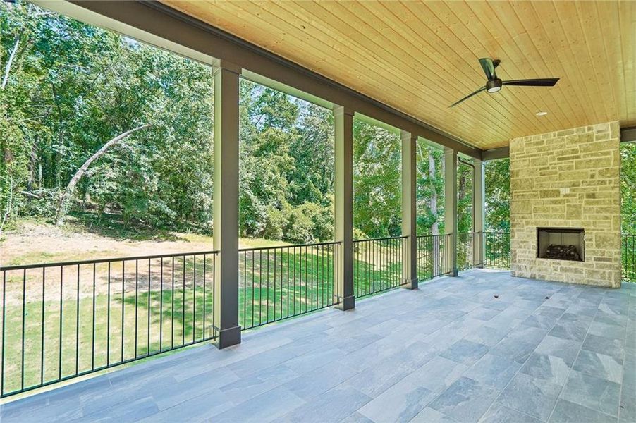 Exterior details and patio area of a home in , Buford (Image 31).