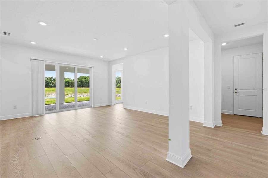 Spacious, unfurnished interior of a new home in Creeks Edge at Twin Rivers, Parrish (Image 24).