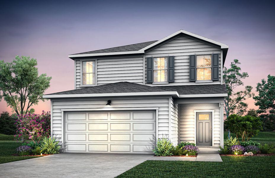 Representative exterior photo of a completed home built from the Longspur by Centex in Baxley Park, Jonesboro, GA (Image 25). Representative exterior photo of a completed home built from the Longspur by Centex in Baxley Park, Jonesboro, GA (Image 25).