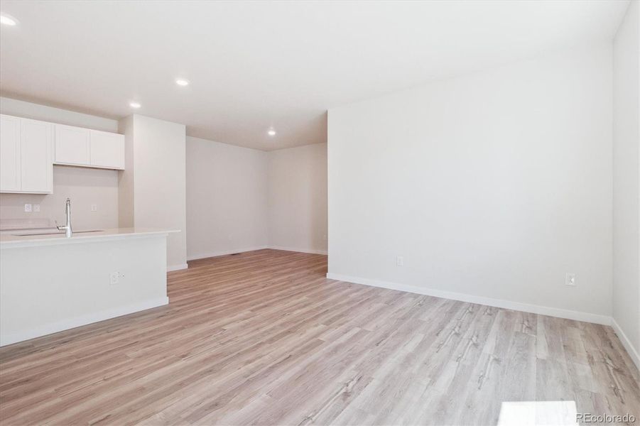 Spacious, unfurnished interior of a new home in Paired Homes at Alder Creek, Parker (Image 18). Spacious, unfurnished interior of a new home in Paired Homes at Alder Creek, Parker (Image 18).