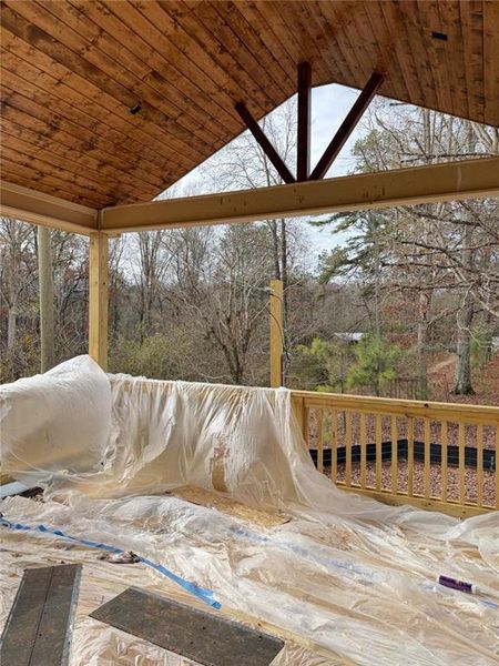 In-progress construction of a new home in , Gainesville, GA (Image 9).