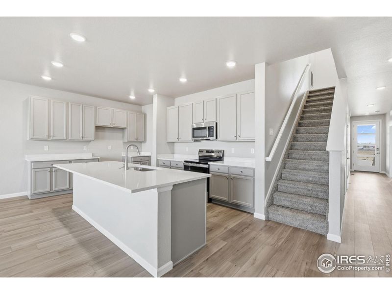 Furnished interior view inside a new home in Cordovan, Longmont (Image 5).