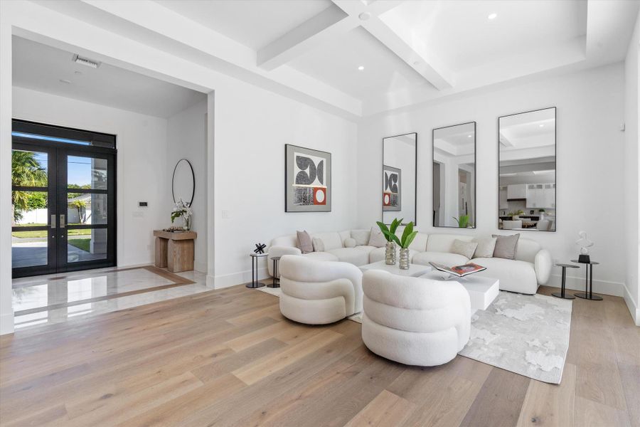 Furnished interior view inside a new home in , West Palm Beach (Image 25).