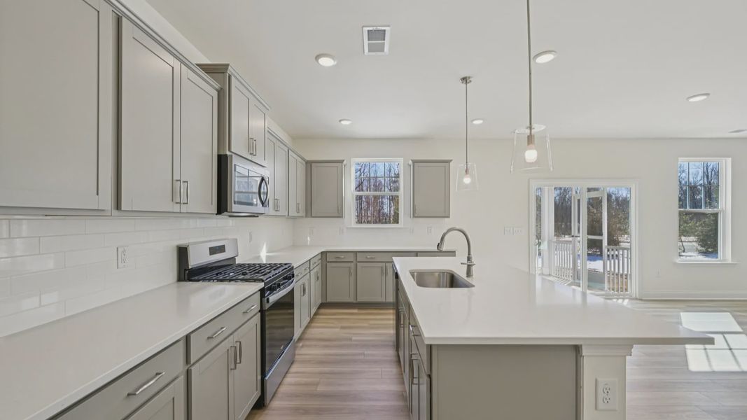 Furnished interior view inside a new home in Station Pointe, Angier (Image 15). Furnished interior view inside a new home in Station Pointe, Angier (Image 15).