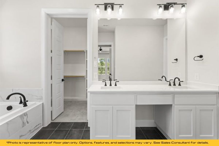 Representative furnished interior of a home built from the The Cayman by Stonefield Homes in The Highlands, Rockwall (Image 60).