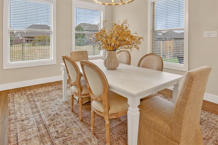 Furnished interior view inside a new home in , Burleson (Image 19).