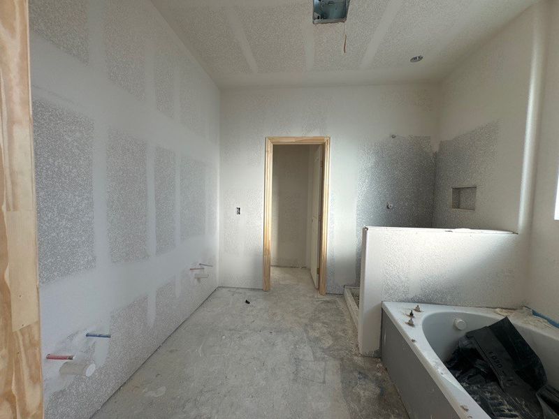 In-progress construction of a new home in Terra Escalante, Blue Ridge, TX (Image 20).