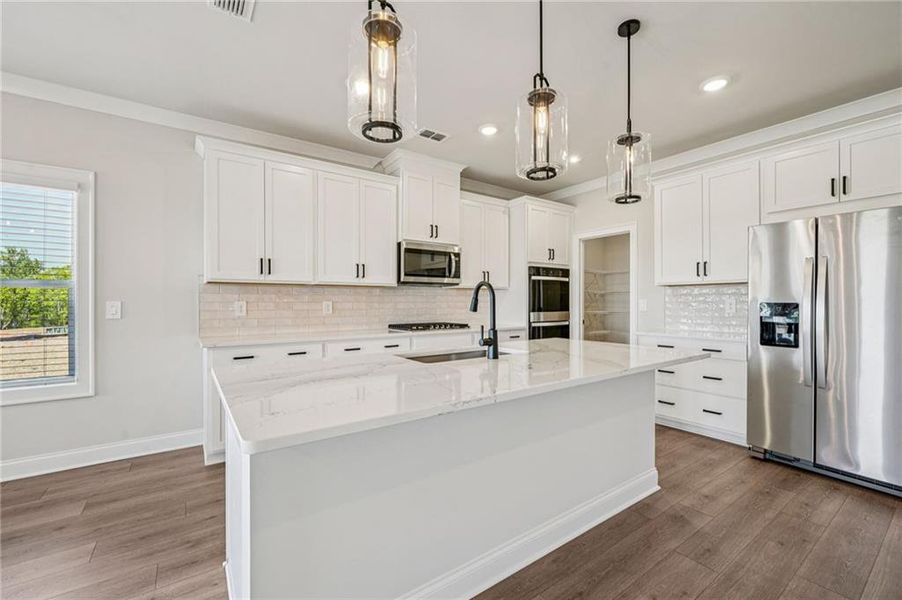 Furnished interior view inside a new home in River Pointe, Monroe (Image 16).